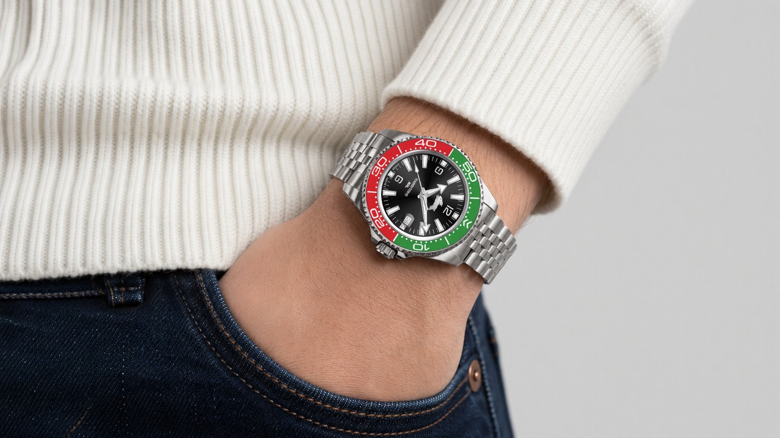 Clubmaster Series Game Day timepiece worn on the wrist