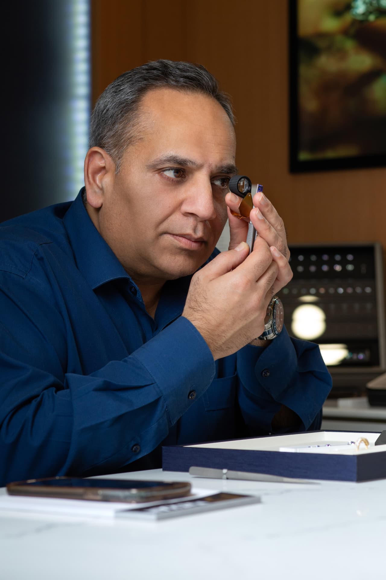 Nathan Gupta, principal, designer and gemstone sourcer
