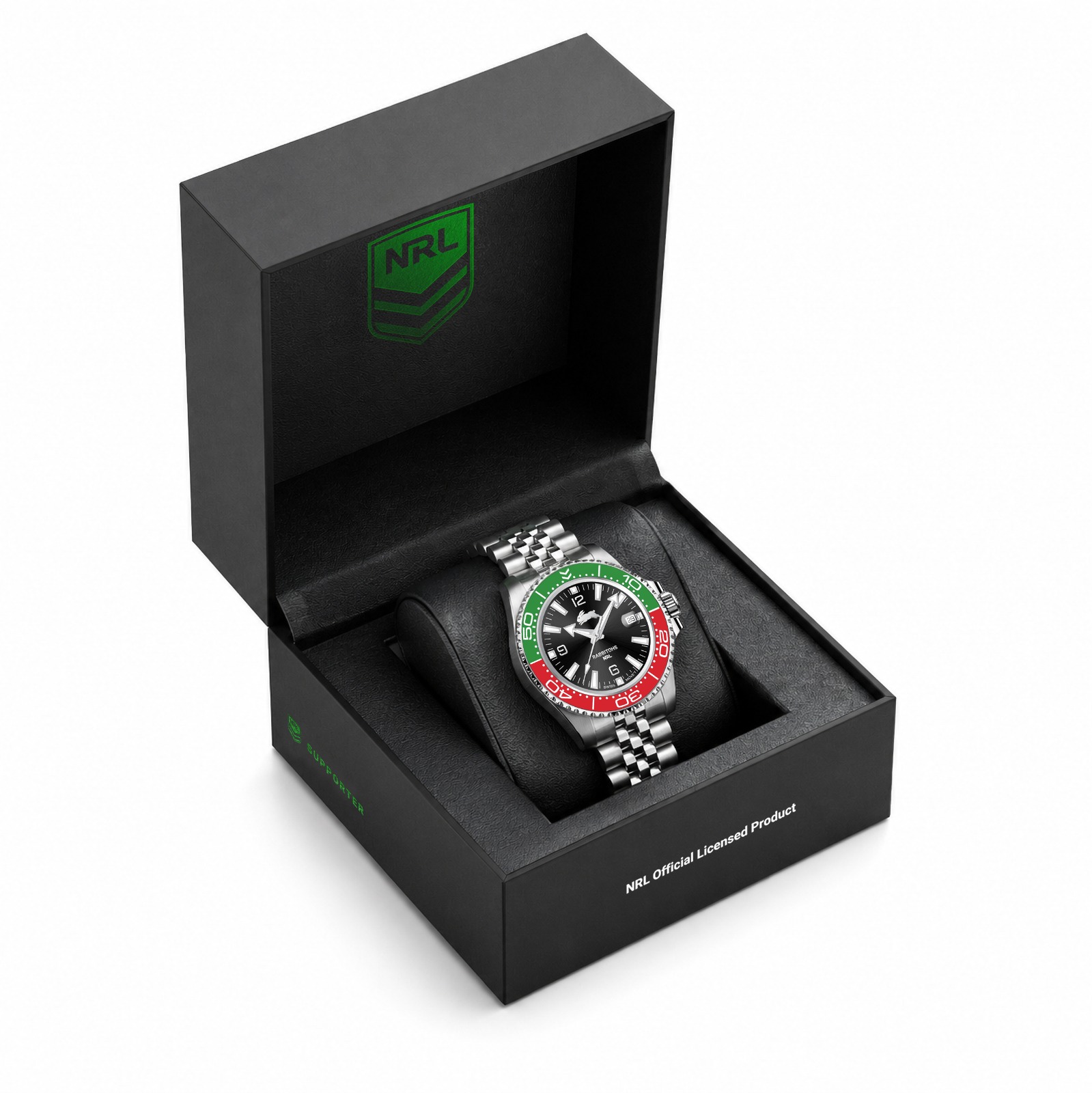 South Sydney Rabbitohs MatchTimer Away Series — White Face — view 3