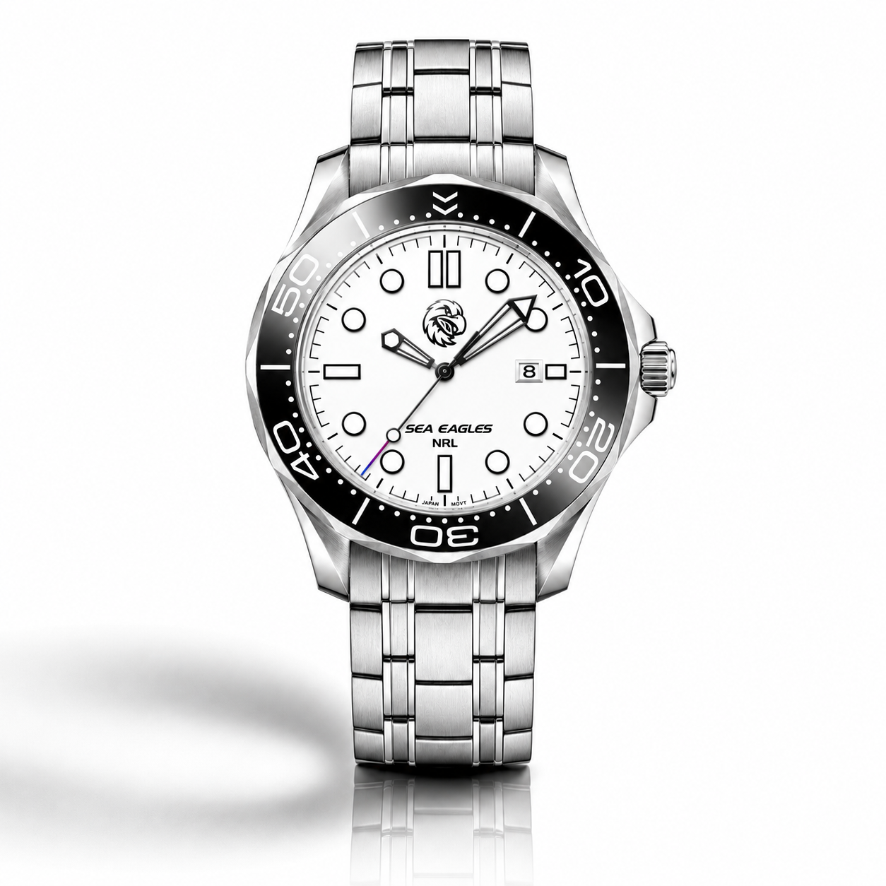 Manly Sea Eagles MatchTimer™ Away watch, dial and case view