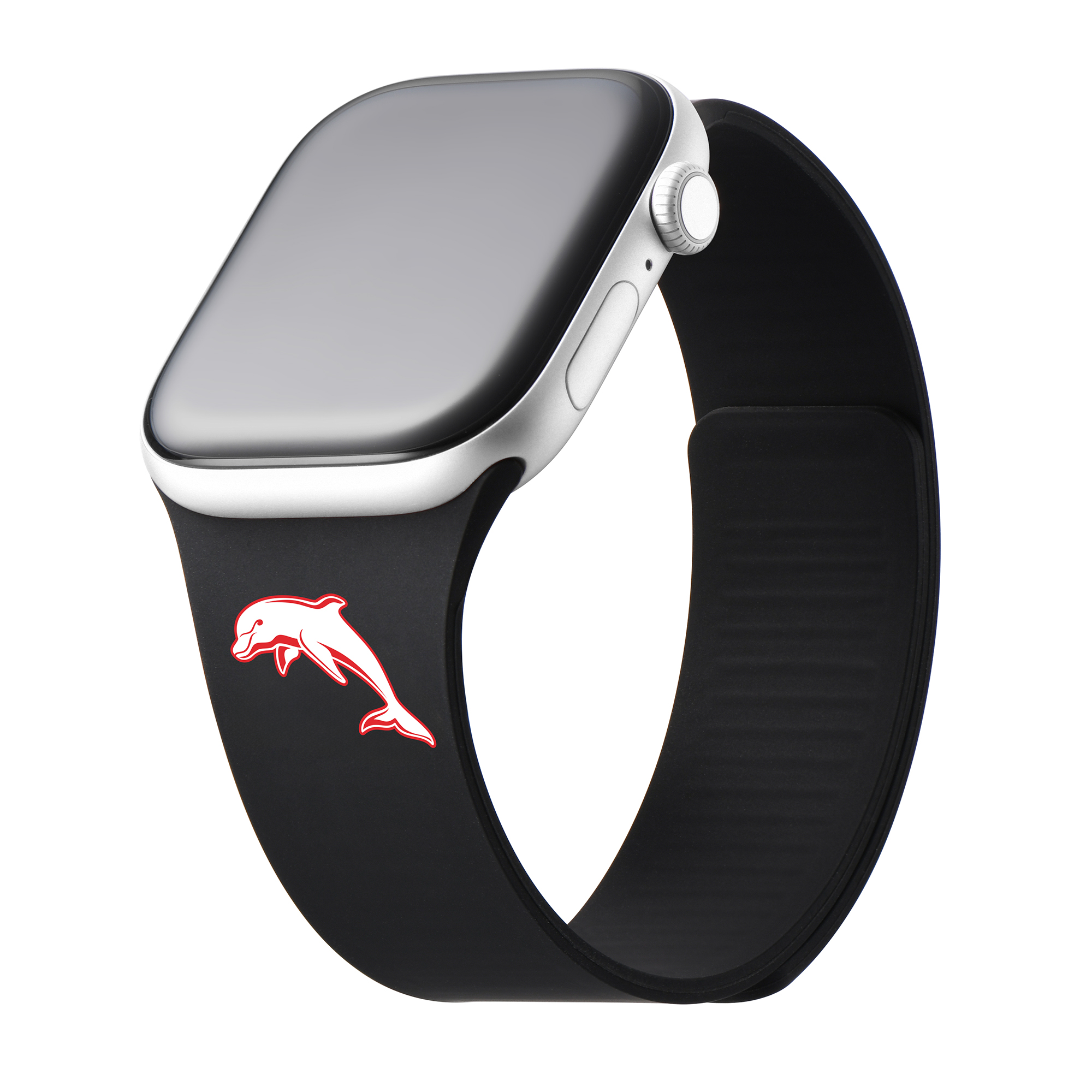 Redcliffe Dolphins Series 2 black Apple Watch band