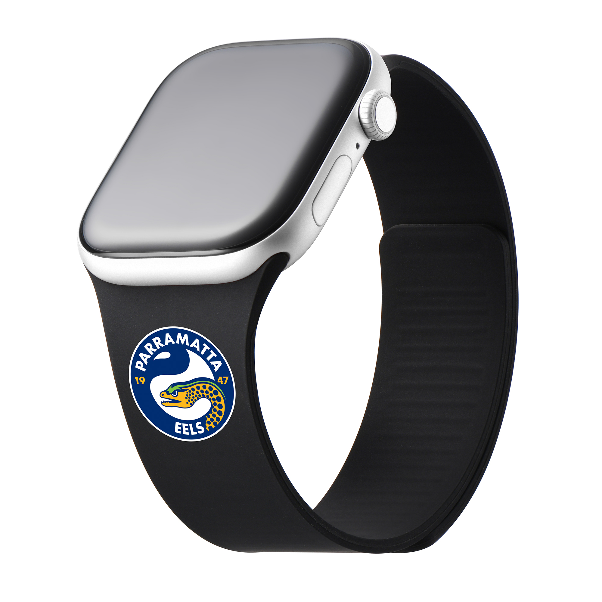 Parramatta Eels Series 2 black Apple Watch band