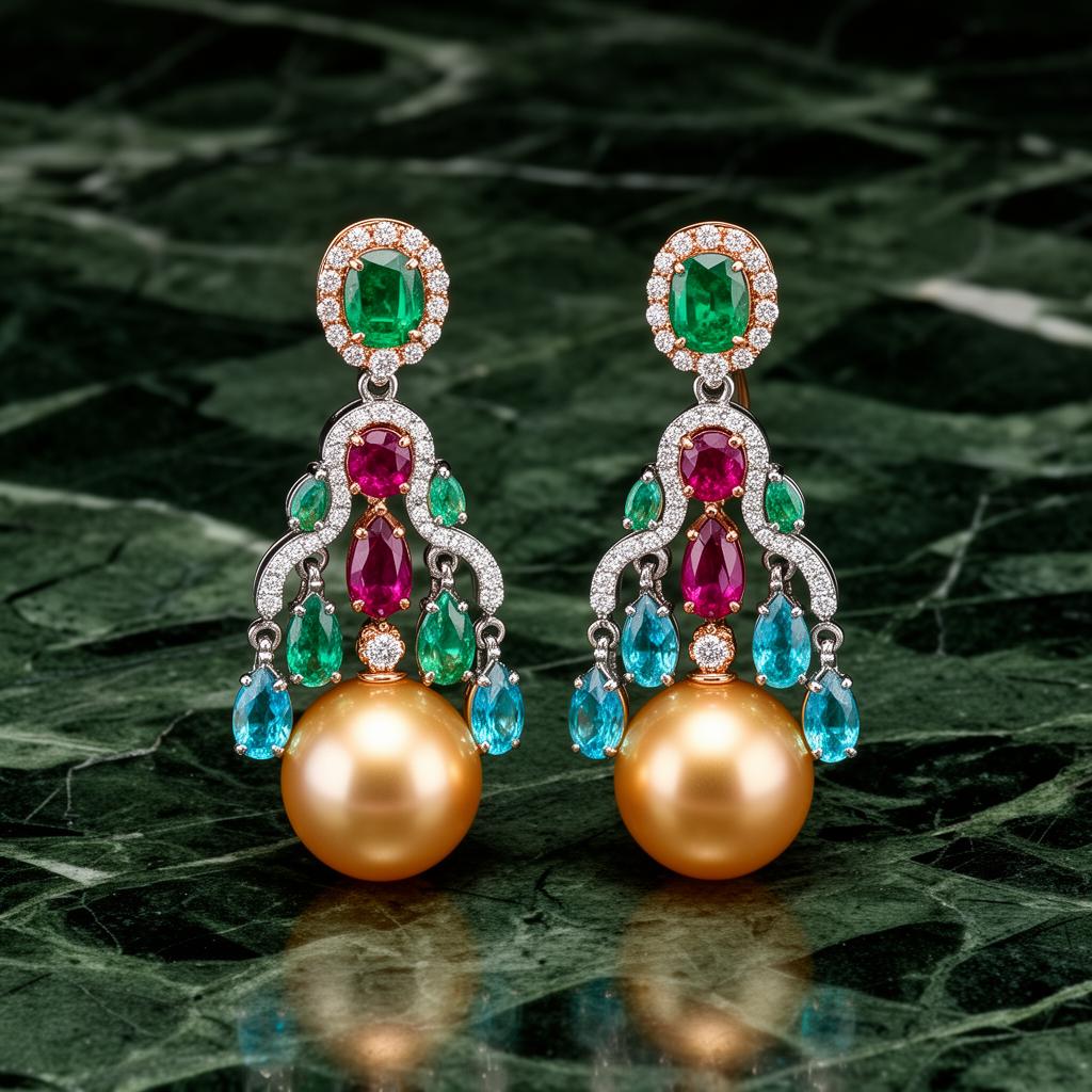 Cascade Impériale — Chandelier Earrings