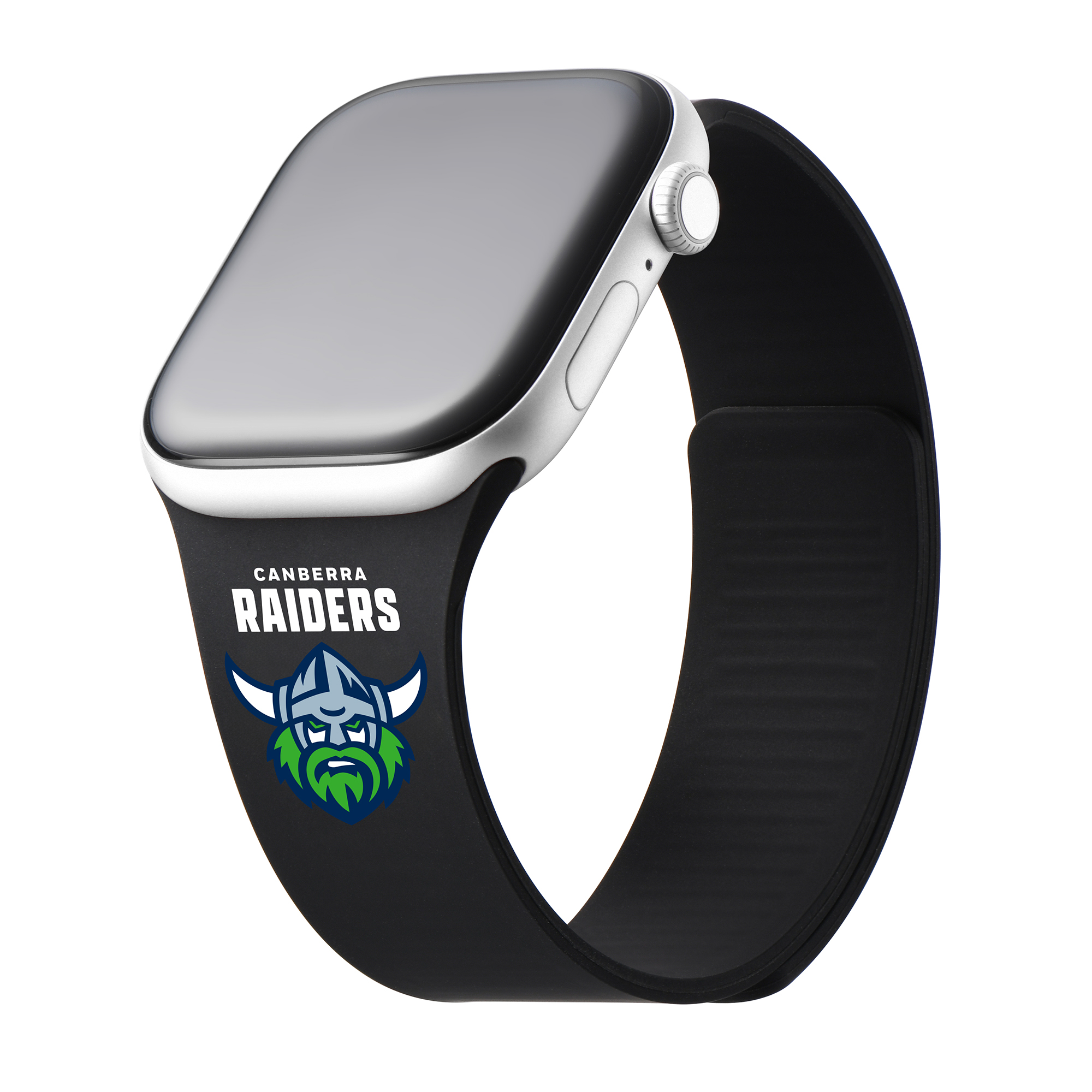 Canberra Raiders Series 2 black Apple Watch band