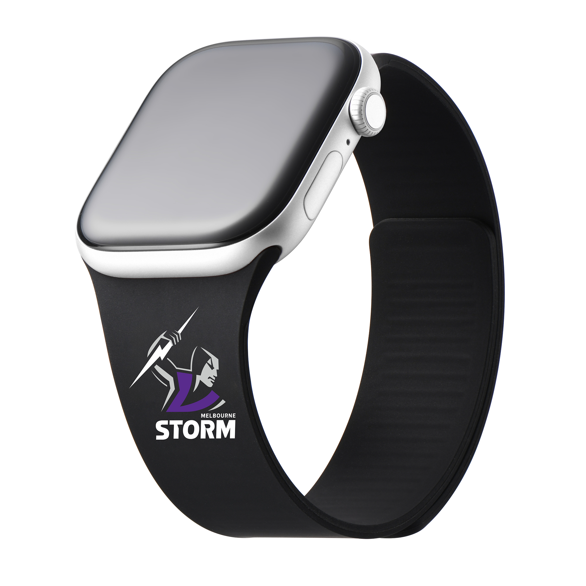 Melbourne Storm Series 2 black Apple Watch band