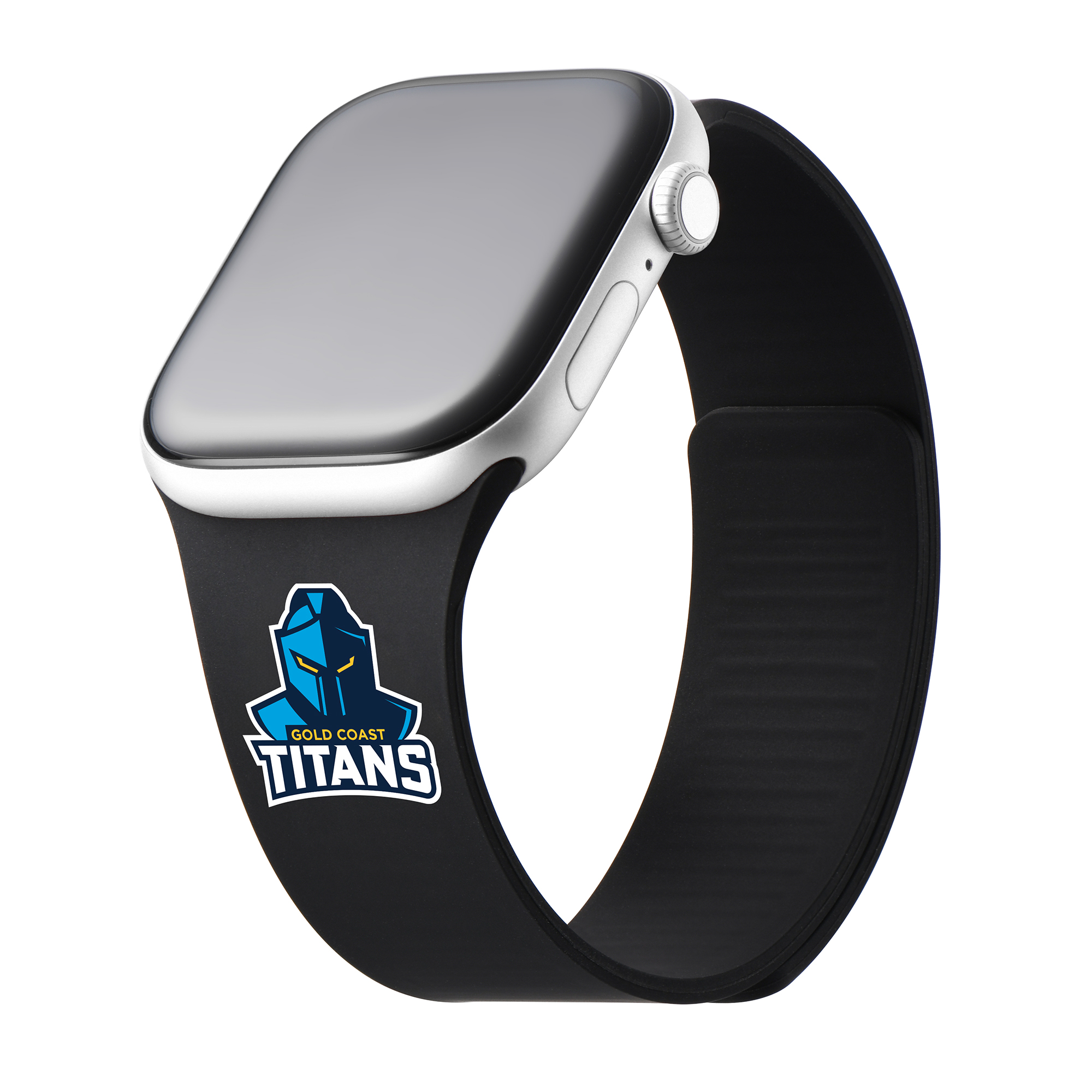 Gold Coast Titans Series 2 black Apple Watch band