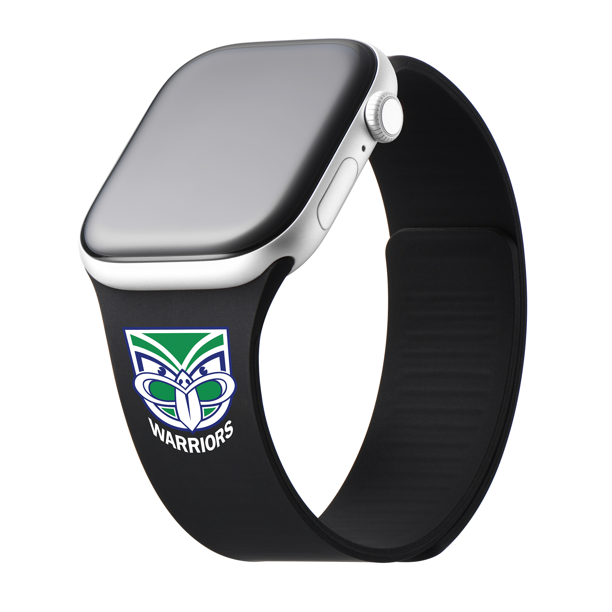 New Zealand Warriors Series 2 black Apple Watch band